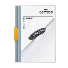 DURABLE Clip-mappa Durable Swingclip A/4 30 lapig sárga mappa