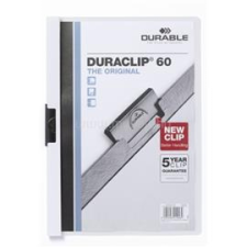 DURABLE Duraclip A4 60lapos fehér clip-mappa (DURABLE_220902) mappa