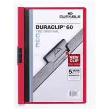 DURABLE Duraclip A4 60lapos piros clip-mappa (DURABLE_220903) mappa