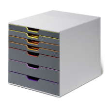 DURABLE Fiókos irattároló, 7 fiókkal, Durable Varicolor® 7 irattartó