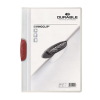 DURABLE Gyorsfűző, klipes, A4, DURABLE "Swingclip® 30", piros