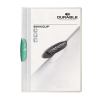 DURABLE Gyorsfűző, klipes, A4, DURABLE "Swingclip® 30", sötétzöld