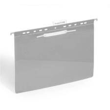 DURABLE Gyorsfűző PVC Durable A/4 lefűzhető  200 mic. szürke lefűző