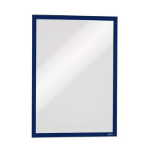 DURABLE Infokeret, A3, öntapadó háttal, DURABLE &quot;DURAFRAME®&quot;, sötétkék információs tábla, állvány