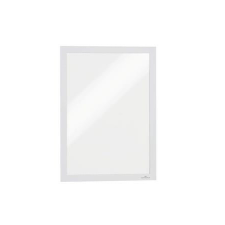 DURABLE Infokeret, A4, öntapadó háttal, DURABLE &quot;DURAFRAME®&quot;, fehér információs tábla, állvány