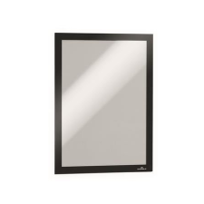 DURABLE Infokeret, A4, öntapadó háttal, DURABLE &quot;DURAFRAME®&quot;, fekete információs tábla, állvány