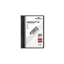DURABLE Klipmappa DURABLE Duraclip A/4 30 lapig fekete mappa