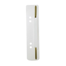 DURABLE Lefűző lapocska Durable 150x35 mm PP dupla lyukasztással fehér lefűző
