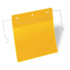 DURABLE Logisztikai zseb, A5, fekvő, DURABLE, dróttal, sárga