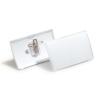 DURABLE Névkitűző, csíptetővel és tűvel, PP, 40x75 mm, DURABLE 