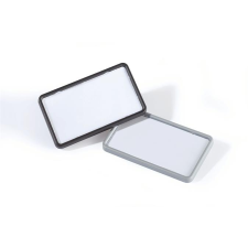DURABLE Névkitűző, mágnessel, 75x40 mm, DURABLE, fekete névkitűző