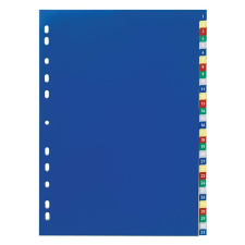 DURABLE Regiszter DURABLE műanyag A/4 1-31 számos-színes regiszter és tartozékai