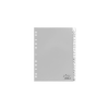 DURABLE Regiszter DURABLE műanyag A/4 A-Z 20 részes szürke