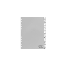 DURABLE Regiszter DURABLE műanyag A/4 A-Z 20 részes szürke regiszter és tartozékai