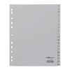 DURABLE Regiszter DURABLE műanyag nyomtatott A/4 maxi A-Z 20 részes szürke