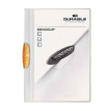 DURABLE Swingclip 30 klipes A4 gyorsfűző narancssárga (226009) (226009) mappa