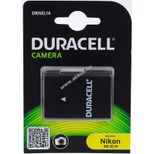 DURACELL akku Nikon típus EN-EL14e 1300mAh (Prémium termék) digitális fényképező akkumulátor