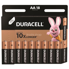 DURACELL Elem, AA ceruza, 18 db, DURACELL &quot;Basic&quot; ceruzaelem