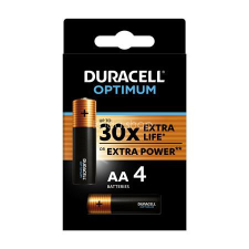 DURACELL Elem, AA ceruza, 4 db, DURACELL &quot;Optimum&quot; ceruzaelem