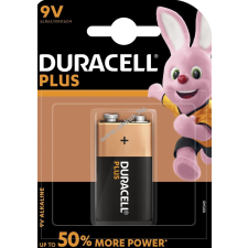 DURACELL elem Plus Power 6LR61 / PP3 9V-Block 1db/csom. 9 v-os elem