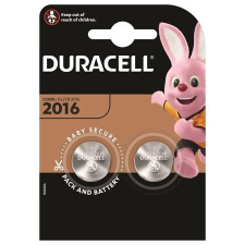 DURACELL Gombelem, CR2016, 2 db, DURACELL gombelem