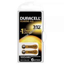 DURACELL hallókészülék elem V312AT 6db/csom. gombelem