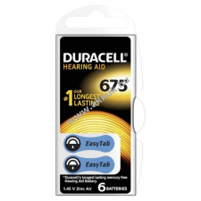 DURACELL hallókészülék elem V675AT 6db/csom. speciális elem