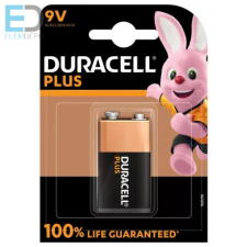 DURACELL PlusPower 9V Duralock 9 v-os elem