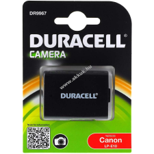 DURACELL Prémium akku Duracell DR9967 akkutípus Canon EOS 1200D digitális fényképező akkumulátor