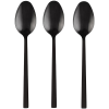 DuraHome Lžička čajová PIANO, 3 ks, matná, černá