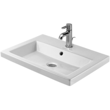 Duravit 2nd floor mosdótál 60x43 cm négyszögletes fehér 03476000001 fürdőkellék