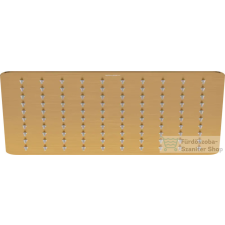 Duravit 30x30 cm-es szögletes fejzuhany, szálcsiszolt bronz UV0660031004 csaptelep