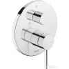 Duravit CIRCLE falsík alatti kád/zuhany csaptelep alaptest nélkül, króm CE5210012010