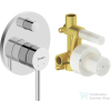 Duravit CIRCLE falsík alatti kád/zuhany csaptelep alaptesttel, króm CE4210008010