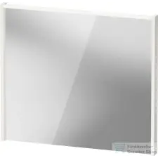 Duravit D-CODE 80x70 cm-es tükör LED világítással, fényes fehér DC7077022220000 fürdőszoba kiegészítő