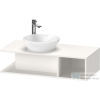 Duravit D-NEO 1000x480 mm-es mosdó alá építhető alsószekrény,White High Gloss Decor DE491902222