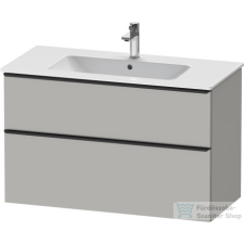 Duravit D-NEO 1010x462 mm-es 2 fiókos függesztett szekrény 233610XXX mosdóhoz,Concrete Grey Matt Decor DE436300707 fürdőszoba bútor