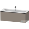 Duravit D-NEO 1210x462 mm-es 1 fiókos alsószekrény 233612,vagy 236112 mosdóhoz,Basalt Matt Decor DE426404343