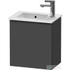 Duravit D-NEO 410x274 mm-es 1 ajtós,jobbos,függesztett szekrény 072343 mosdóhoz,Graphite Matt Decor DE4259R4949