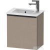 Duravit D-NEO 410x274 mm-es 1 ajtós,jobbos,függesztett szekrény 072343 mosdóhoz,Linen Decor DE4259R7575