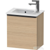 Duravit D-NEO 410x274 mm-es 1 ajtós,jobbos,függesztett szekrény 072343 mosdóhoz,Natural Oak DE4259R3030