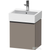 Duravit D-NEO 434 x 322 mm-es 1 ajtós szekrény Vero Air kézmosóhoz,jobbos, Basalt Matt Decor DE4217R4343