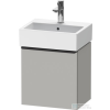 Duravit D-NEO 434 x 322 mm-es 1 ajtós szekrény Vero Air kézmosóhoz,jobbos, Concrete Grey Matt Decor DE4217R0707