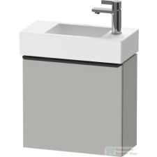 Duravit D-NEO 484x222 mm-es 1 ajtós függesztett szekrény 072450 mosdóhoz,balos, Concrete Grey Matt Decor DE4219L0707 fürdőszoba bútor
