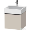 Duravit D-NEO 484x442 mm-es,1 fiókos függesztett szekrény 235050 mosdóhoz,Taupe Matt Decor DE427009191