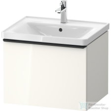 Duravit D-NEO 584x 452 mm-es 1 fiókós függesztett szekrény 236760XXX mosdóhoz,White High Gloss Decor DE4249022220000 fürdőszoba bútor