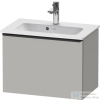 Duravit D-NEO 610x372 mm-es 1 fiókos alsószekrény 234263 mosdóhoz,Concrete Grey Matt Decor DE426800707