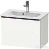 Duravit D-NEO 610x372 mm-es 1 fiókos alsószekrény 234263 mosdóhoz,White Matt Decor DE426801818