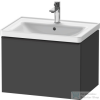 Duravit D-NEO 634 x 452 mm-es 1 fiókós függesztett szekrény 236765XXX mosdóhoz,Graphite Matt Decor DE425404949