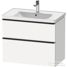 Duravit D-NEO 634x452 mm-es 2 fiókos függesztett szekrény 236780XXX mosdóhoz,White Matt Decor DE435501818 fürdőszoba bútor